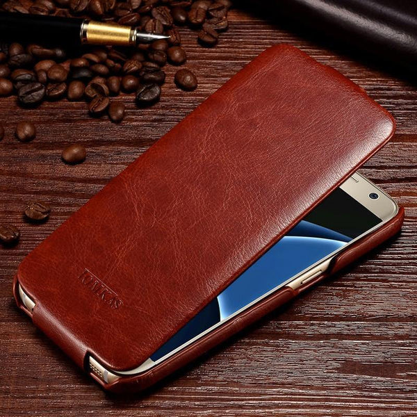 Planet Gates Black / For Galaxy S6 Tomkas Leather Case For Samsung Galaxy S6 G9200 Retro Phone Bag Flip Cover For Samsung Galaxy S6 Edge Cases Luxury Coque