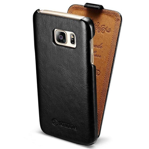 Planet Gates Black / For Galaxy S6 Tomkas Leather Case For Samsung Galaxy S6 G9200 Retro Phone Bag Flip Cover For Samsung Galaxy S6 Edge Cases Luxury Coque