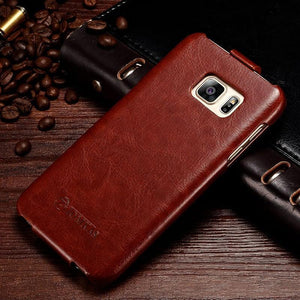 Planet Gates Black / For Galaxy S6 Tomkas Leather Case For Samsung Galaxy S6 G9200 Retro Phone Bag Flip Cover For Samsung Galaxy S6 Edge Cases Luxury Coque