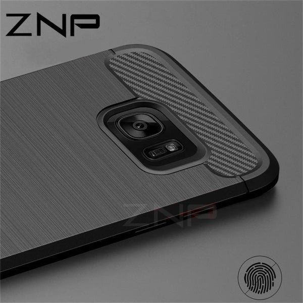 Planet Gates Black / For Galaxy S7 ZNP Soft Silicone Fiber Cases For Samsung Galaxy S6 S7 edge S8 Plus Cover For Samsung Galaxy J5 J7 A3 A5 A7 2017 Note 8 S8 Case