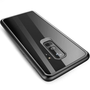Planet Gates black / for Galaxy S9 ROCK Slim Transparent Case for Galaxy S9 S9 Plus,Premium TPU+PC Anti-knock Phone Case for Samsung Galaxy S9 S9+
