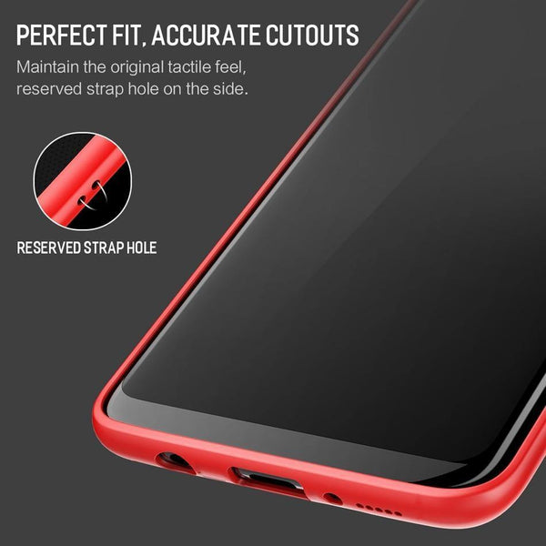 Planet Gates black / for Galaxy S9 ROCK Slim Transparent Case for Galaxy S9 S9 Plus,Premium TPU+PC Anti-knock Phone Case for Samsung Galaxy S9 S9+