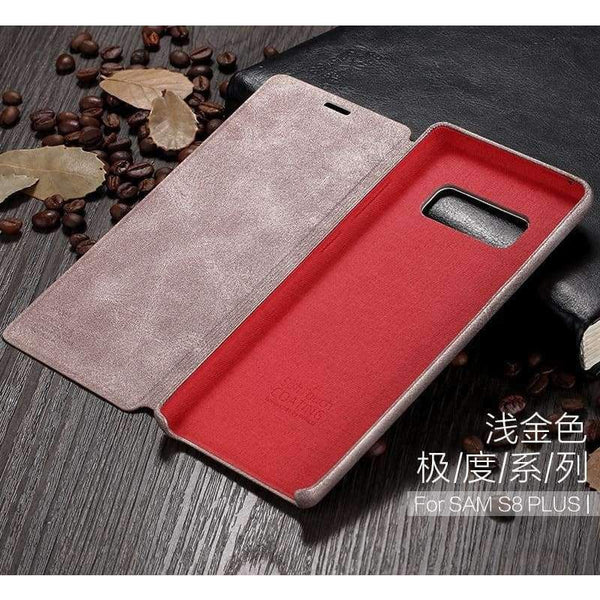 Planet Gates Black / For Galaxy S9 Samsung Galaxy S9 Plus / S9 Case X-Level Brand Luxury Flip Leather Phone Cases For Galaxy Note 8 / S8 Plus