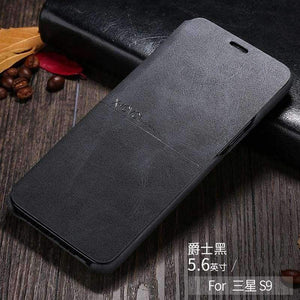 Planet Gates Black / For Galaxy S9 Samsung Galaxy S9 Plus / S9 Case X-Level Brand Luxury Flip Leather Phone Cases For Galaxy Note 8 / S8 Plus