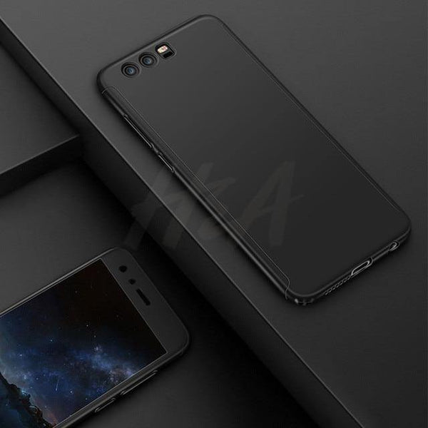 Planet Gates Black / For Honor 8 Lite H&A Luxury 360 Full Cover Phone Case on the For Huawei Honor 9 8 Lite 10 V10 Tempered glass Protective Cover 9lite 8lite 10 Case