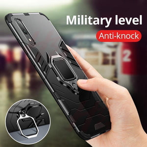 Planet Gates Black / For Huawei P20 H&A Luxury Armor Phone Case For Huawei P20 Lite P20 Matte PC + TPU Shockproof Phone Cover For Huawei P20 Pro Holder Case Capa