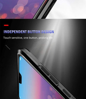Planet Gates Black / For Huawei P20 H&A Luxury Armor Phone Case For Huawei P20 Lite P20 Matte PC + TPU Shockproof Phone Cover For Huawei P20 Pro Holder Case Capa