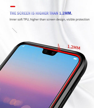 Planet Gates Black / For Huawei P20 H&A Luxury Armor Phone Case For Huawei P20 Lite P20 Matte PC + TPU Shockproof Phone Cover For Huawei P20 Pro Holder Case Capa