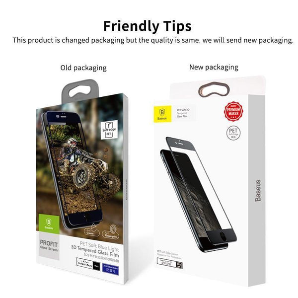 Planet Gates Black For i6 6s / Anti Blue Light Baseus 0.23MM Screen Protector Tempered Glass For iPhone 8 7 6 6s Plus Soft 3D Curved Full Cover Protective Toughened Glass Film