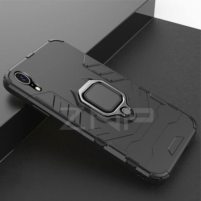 Planet Gates ZNP Luxury Armor Phone Case For iPhone 6 6s 7 8 Plus X 10 Shockproof Cover For iPhone X XS Max XR 5 5s SE Case With Holder Ring