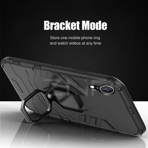 Planet Gates Black / For I6 6s ZNP Luxury Armor Phone Case For iPhone 6 6s 7 8 Plus X 10 Shockproof Cover For iPhone X XS Max XR 5 5s SE Case With Holder Ring