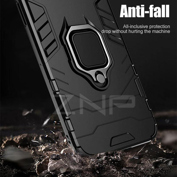 Planet Gates Black / For I6 6s ZNP Luxury Armor Phone Case For iPhone 6 6s 7 8 Plus X 10 Shockproof Cover For iPhone X XS Max XR 5 5s SE Case With Holder Ring