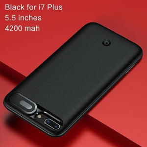 Planet Gates Black for i7 Plus / China USAMS Battery Charger Cases for iPhone 6 6s 7 8 Plus 3000/4200mAh Power Bank Case Ultra Slim External Pack Backup charger case