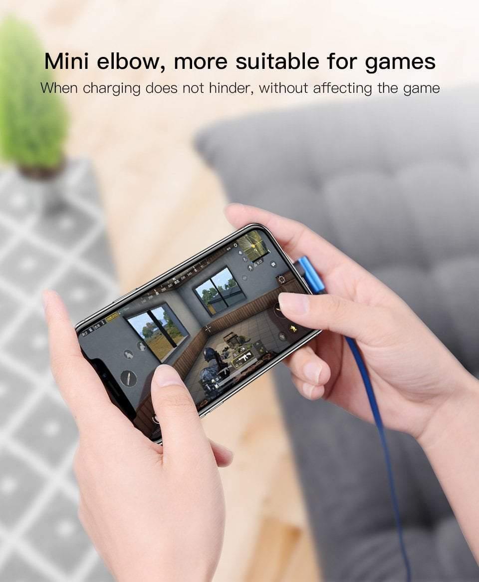 Planet Gates PZOZ 90 degree USB Cable For iPhone Xs max 8 7 6 Plus 6S 5 5S SE iPad 2 mini Fast Charging Cable Mobile Phone Charger Cord Data