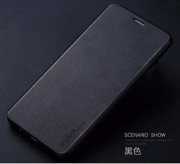 Planet Gates black / For iPhone 5 5S SE Leather Flip Phone Case For iPhone 6 Case iPhone 8 7 Plus Stand Holder Protectiv Cover For iPhone X XS Max XR