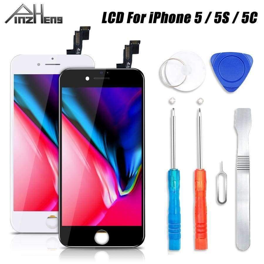 Planet Gates Black For iPhone 5 Quality Screen LCD For iPhone 5 5S 5C Screen Touch Display LCD Digitizer 5 5S 5C Screen LCDS Replacement