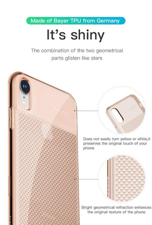 Planet Gates Black / For iPhone 6.1 2018 Baseus Crystal Soft Silicone Case For iPhone XR Ultra Thin TPU Back Cover For iPhone XR 6.1 2018 Phone Cases