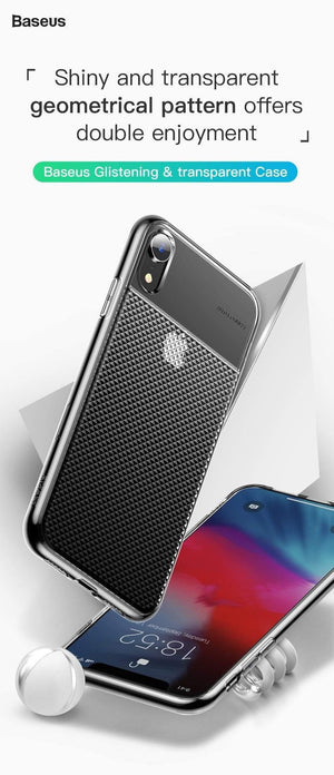Planet Gates Black / For iPhone 6.1 2018 Baseus Crystal Soft Silicone Case For iPhone XR Ultra Thin TPU Back Cover For iPhone XR 6.1 2018 Phone Cases