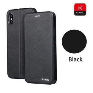 Planet Gates Black / For iPhone 6 6S Full Protect Case For iPhone X Xr Xs Max 6 7 8 Plus Phone Leather Bracket Shockproof Protective Back Flip Cover Cases