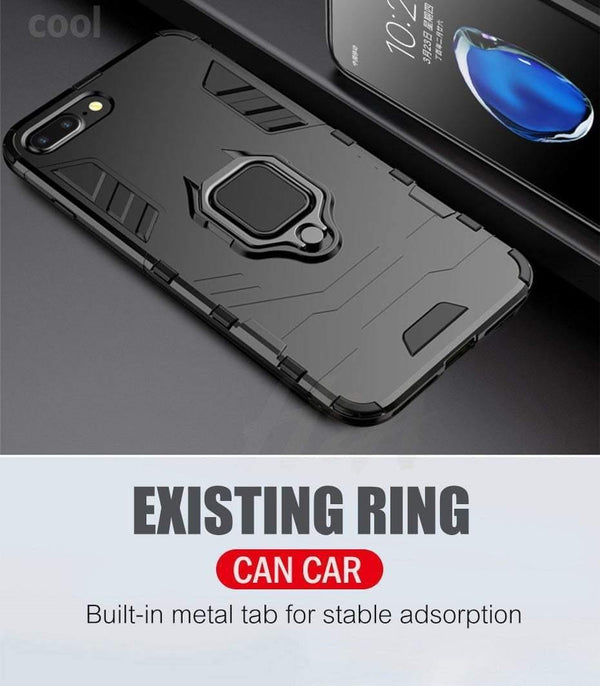 Planet Gates Black / For iPhone 6 6s H&A Armor Phone Case For iPhone X XR XS Max Plus Heavy Anti-knock Cover For iPhone 7 6 6s 8 Plus Protective Cases With Holder