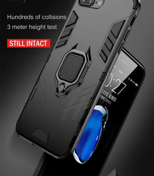 Planet Gates Black / For iPhone 6 6s H&A Armor Phone Case For iPhone X XR XS Max Plus Heavy Anti-knock Cover For iPhone 7 6 6s 8 Plus Protective Cases With Holder