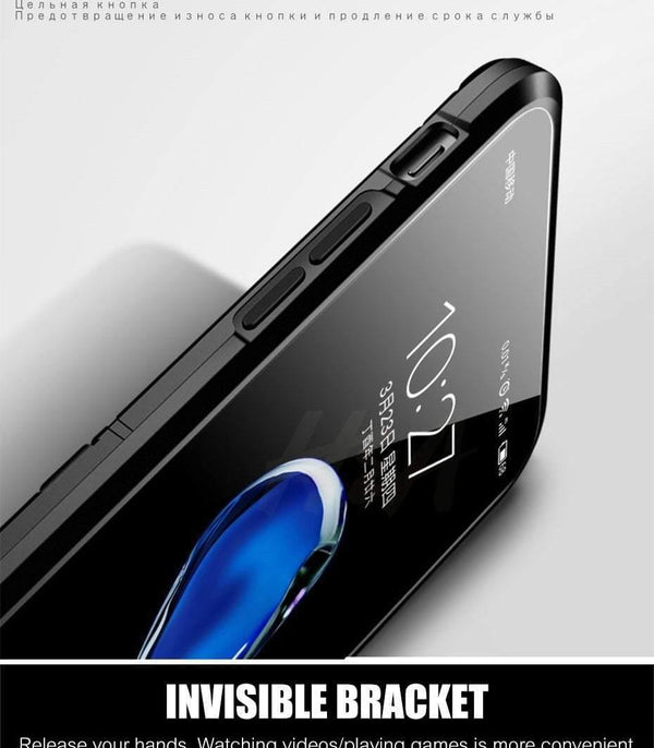 Planet Gates Black / For iPhone 6 6s H&A Armor Phone Case For iPhone X XR XS Max Plus Heavy Anti-knock Cover For iPhone 7 6 6s 8 Plus Protective Cases With Holder