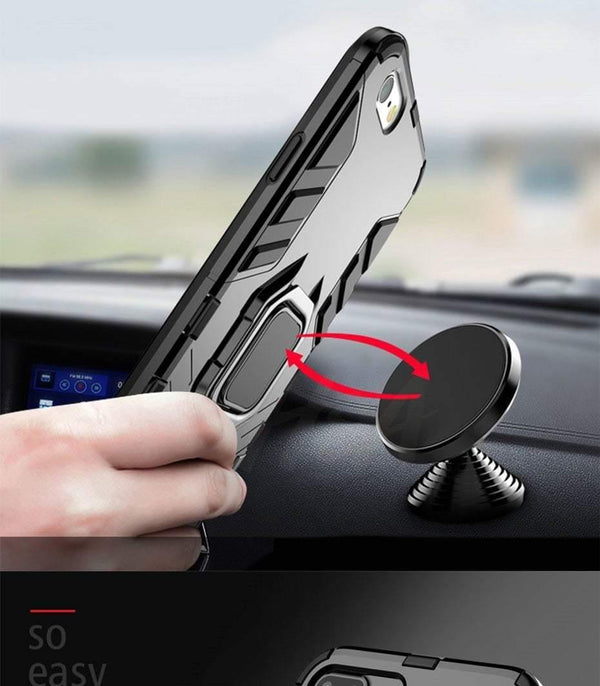 Planet Gates Black / For iPhone 6 6s H&A Armor Phone Case For iPhone X XR XS Max Plus Heavy Anti-knock Cover For iPhone 7 6 6s 8 Plus Protective Cases With Holder
