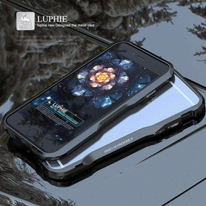 Planet Gates Black / for iPhone 6 6S iPhone 6S Case 3D Hard Aluminium Frame Shockproof Luxury Brand Cover for iPhone 6S Plus Metal Strong Phone Cases