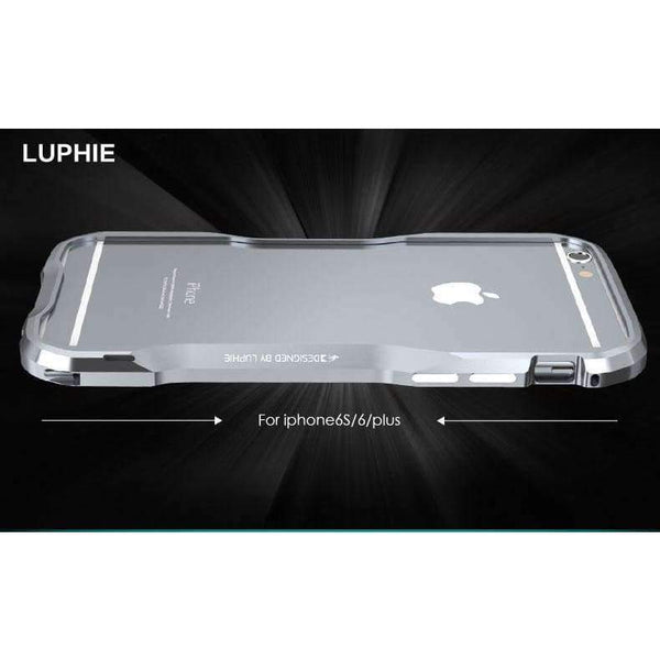 Planet Gates Black / for iPhone 6 6S iPhone 6S Case 3D Hard Aluminium Frame Shockproof Luxury Brand Cover for iPhone 6S Plus Metal Strong Phone Cases