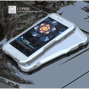 Iphone 6S Case 3D Hard Aluminium Frame Shockproof Luxury Brand Cover For Iphone 6S Plus Metal Strong Phone Cases