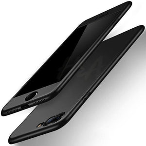 Planet Gates Black / For iPhone 6 6s Plus H&A Luxury 360 Full Cover Phone Case on the For iPhone 7 8 6 6s Plus X XR XS Max 10 Tempered glass Protective Cover xs max Case