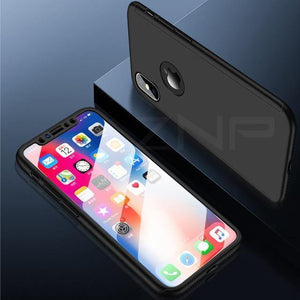 Planet Gates Black / For iPhone 6 6s ZNP 360 Full Cover Phone Case For iPhone X 8 6 6s 7 Plus 5 5s SE PC Protective Cover For iPhone XS Max XR Case Cover With Glass
