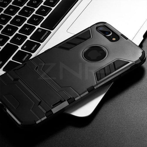 Planet Gates Black / For iPhone 6 6s ZNP Full Shockproof Armor Phone Case For iPhone X 6 7 8 Plus Matte Protective Cover Cases For iPhone 8 7 Plus 5 5s SE Case Shell