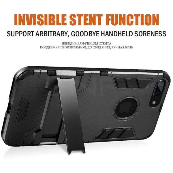 Planet Gates Black / For iPhone 6 6s ZNP Full Shockproof Armor Phone Case For iPhone X 6 7 8 Plus Matte Protective Cover Cases For iPhone 8 7 Plus 5 5s SE Case Shell
