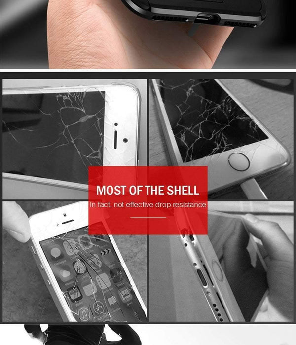 Planet Gates Black / For iPhone 6 6s ZNP Full Shockproof Armor Phone Case For iPhone X 6 7 8 Plus Matte Protective Cover Cases For iPhone 8 7 Plus 5 5s SE Case Shell