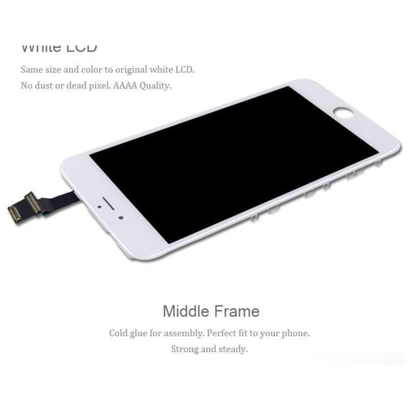 Planet Gates Black for iPhone 6 LCD Screen For iPhone 6 6s Plus Screen LCD Display Digitizer Touch Module Screens Replacement LCDS