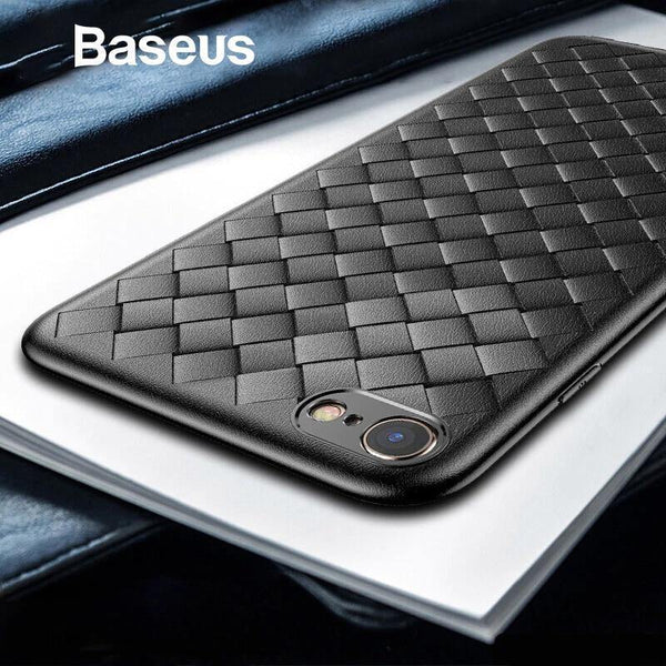 Planet Gates Black / For iPhone 6s 6 Baseus For iPhone 6s Case Luxury Grid Pattern Silicone Case For iPhone 6 6s Plus 6 Plus Fitted Cases Anti Knock Coque Cover