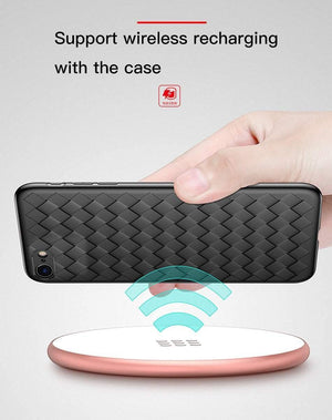 Planet Gates Black / For iPhone 6s 6 Baseus For iPhone 6s Case Luxury Grid Pattern Silicone Case For iPhone 6 6s Plus 6 Plus Fitted Cases Anti Knock Coque Cover