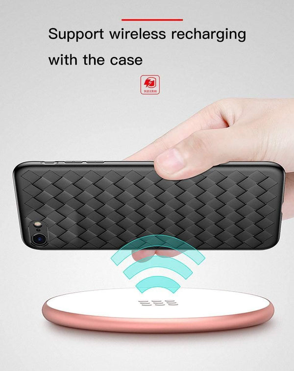 Planet Gates Black / For iPhone 6s 6 Baseus For iPhone 6s Case Luxury Grid Pattern Silicone Case For iPhone 6 6s Plus 6 Plus Fitted Cases Anti Knock Coque Cover