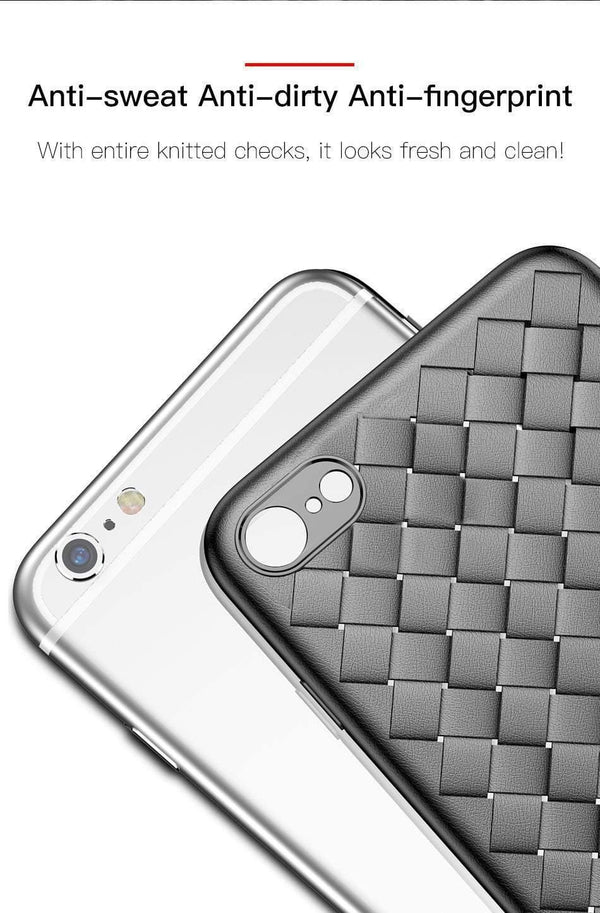 Planet Gates Black / For iPhone 6s 6 Baseus For iPhone 6s Case Luxury Grid Pattern Silicone Case For iPhone 6 6s Plus 6 Plus Fitted Cases Anti Knock Coque Cover