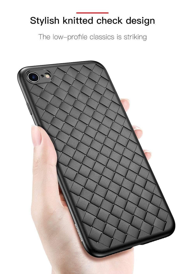 Planet Gates Black / For iPhone 6s 6 Baseus For iPhone 6s Case Luxury Grid Pattern Silicone Case For iPhone 6 6s Plus 6 Plus Fitted Cases Anti Knock Coque Cover