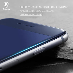 Planet Gates Black / For iPhone 7 8 Baseus Tempered Glass For iPhone 8 8 Plus Screen Protector Ultra Thin 9H Protective Glass For iPhone 7 7 Plus Full Coverage Film