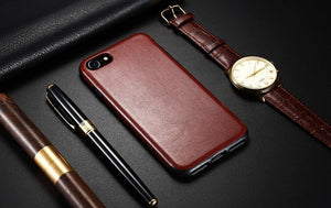 Planet Gates Black / For iPhone 7 8 [Retro Crazy Horse Style] FLOVEME Leather Phone Bag Cases For iPhone 7 Cover For iPhone 6s 6 Plus X XS Max XR Precise Hole Case