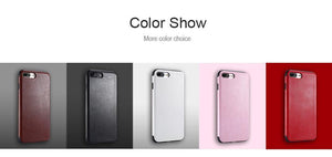 Planet Gates Black / For iPhone 7 8 [Retro Crazy Horse Style] FLOVEME Leather Phone Bag Cases For iPhone 7 Cover For iPhone 6s 6 Plus X XS Max XR Precise Hole Case