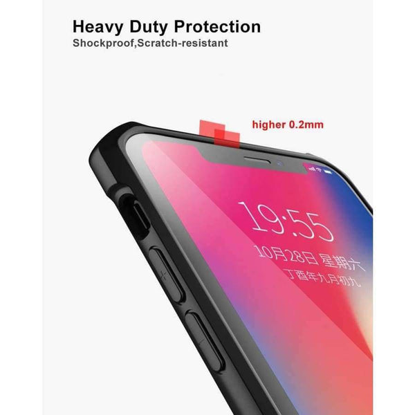 Planet Gates Black / For iPhone 7 8 Transparent 360 Full Protect Case New For iPhone X Xs Max Xr 6S 7 8 Plus Phone Shockproof Silicone Protective Cover Cases