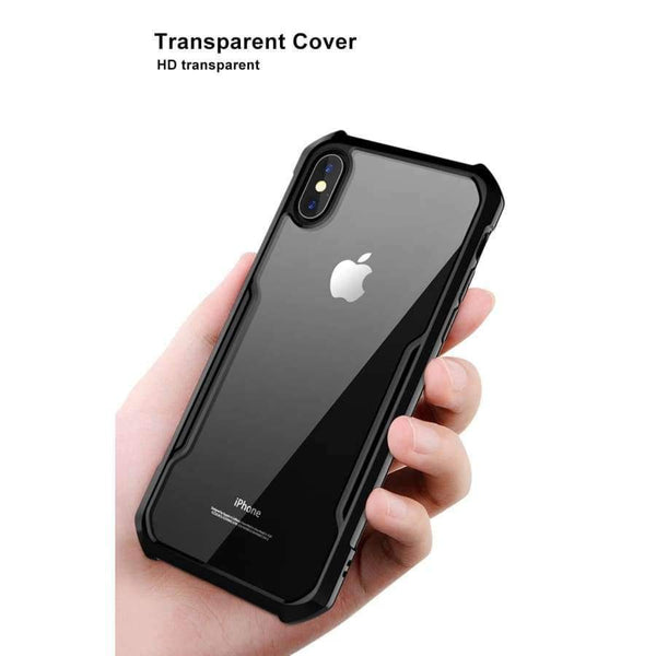 Planet Gates Black / For iPhone 7 8 Transparent 360 Full Protect Case New For iPhone X Xs Max Xr 6S 7 8 Plus Phone Shockproof Silicone Protective Cover Cases