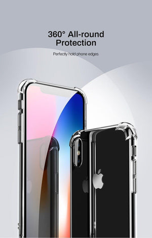 Planet Gates Black / For iPhone 7 8 Ugreen Case For iPhone 7 8 Plus Case Shock-proof Back Cover For iPhone X Xs Max Phone Case HD Clear Protective For iPhone 7 Case