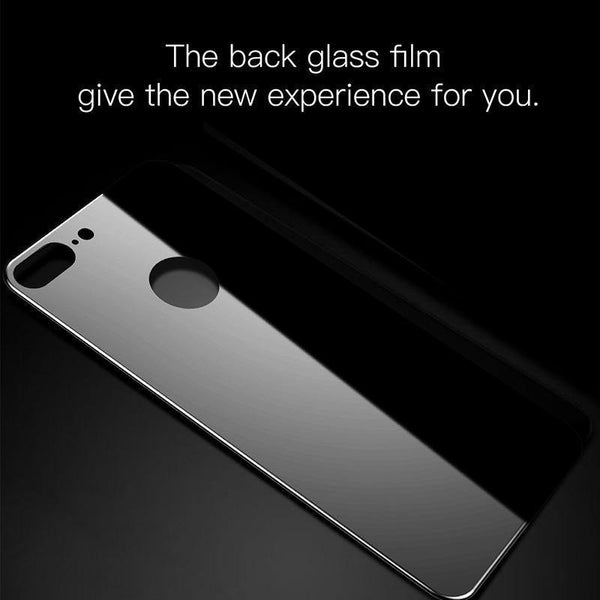 Planet Gates Black / For iPhone 7 Baseus Back Screen Protector For iPhone 7 0.3mm Thin 3D Rear Tempered Glass For iPhone 7 Plus Back Cover Protection Film