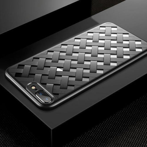 Planet Gates Black / For iPhone 7 Baseus Luxury Weave Grid Case For iPhone 8 8 Plus 7 7 Plus Cover Case Ultra Thin PC & TPU Capinhas Coque Fundas Capa For iPhone8
