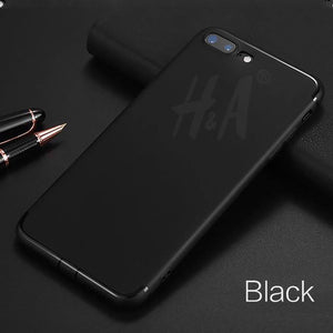 Planet Gates Black / For iphone 7 H&A Luxury Back Matte Soft Silicon Case for iPhone 6 Cases 6s Plus 5 5s SE 7 7 Case Full Cover For iPhone 7 7 Plus Phone Cases
